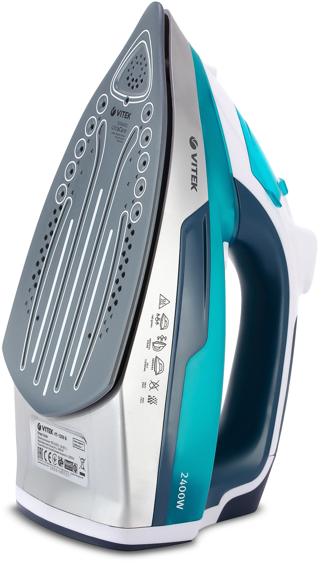 Утюг Vitek VT-1266 синий, фото 6
