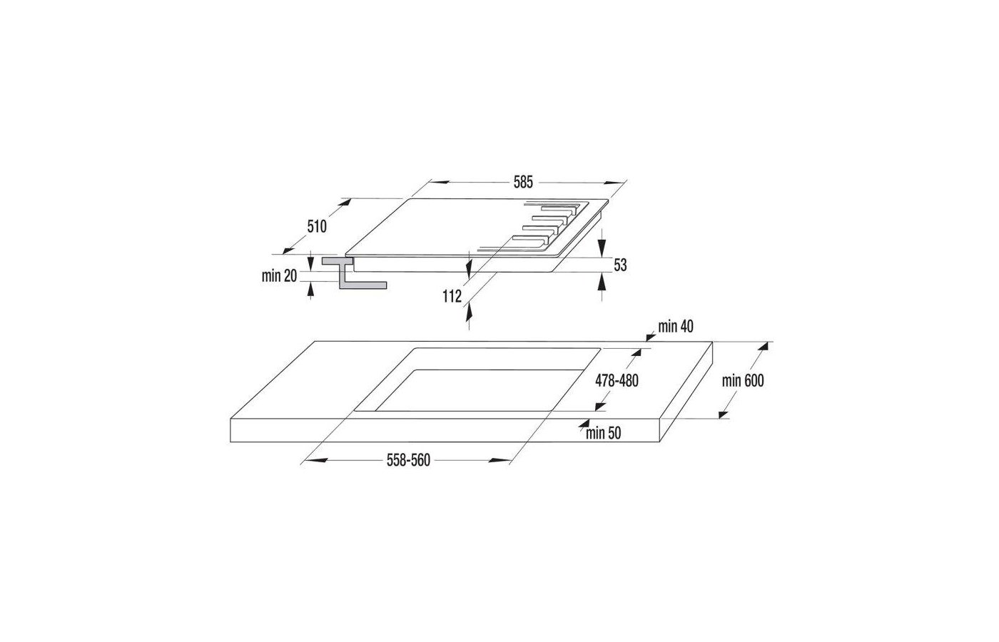 Варочная панель Gorenje GKTW642SYW, превью предыдущего фото