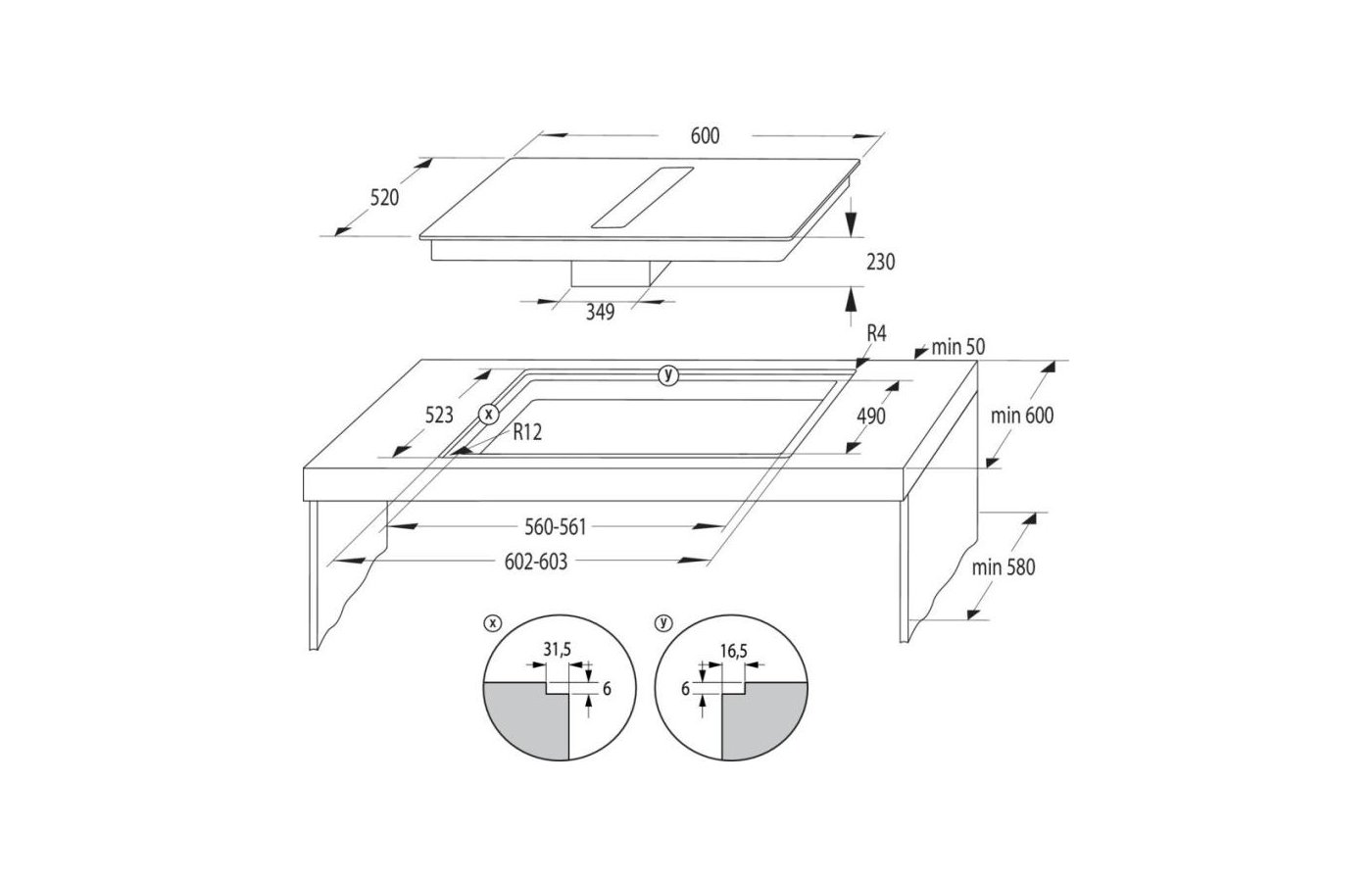 Варочная панель Gorenje GT641AKB, превью предыдущего фото