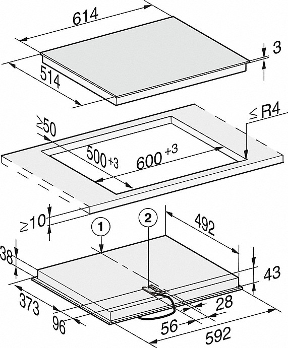 Варочная панель Miele KM 6521 FR, фото 4