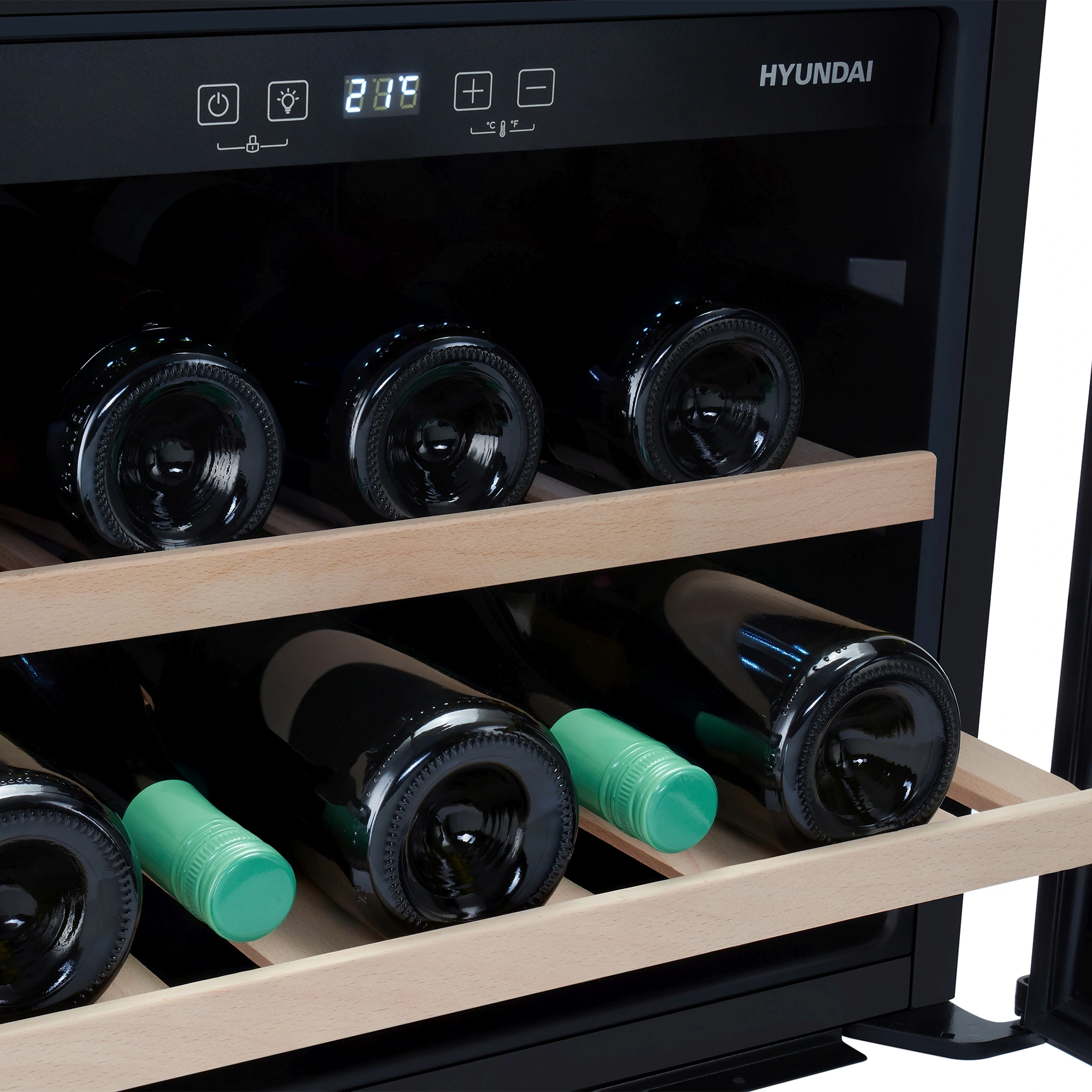 Винный шкаф Hyundai HBWC 0461 SCT, фото 11