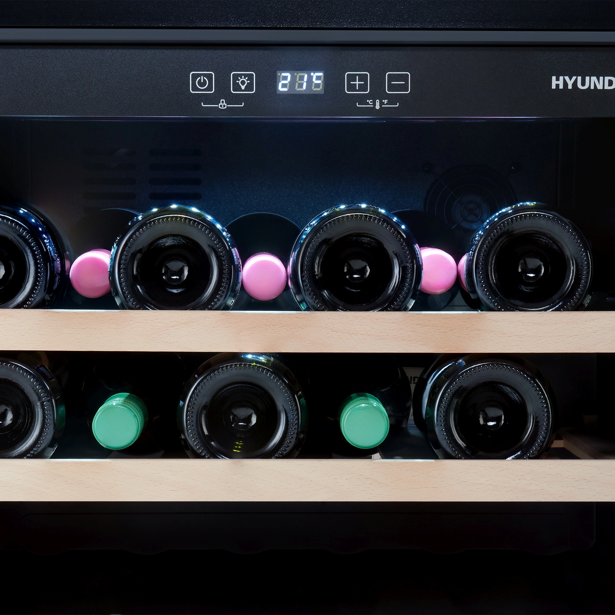 Винный шкаф Hyundai HBWC 0461 SCT, фото 5