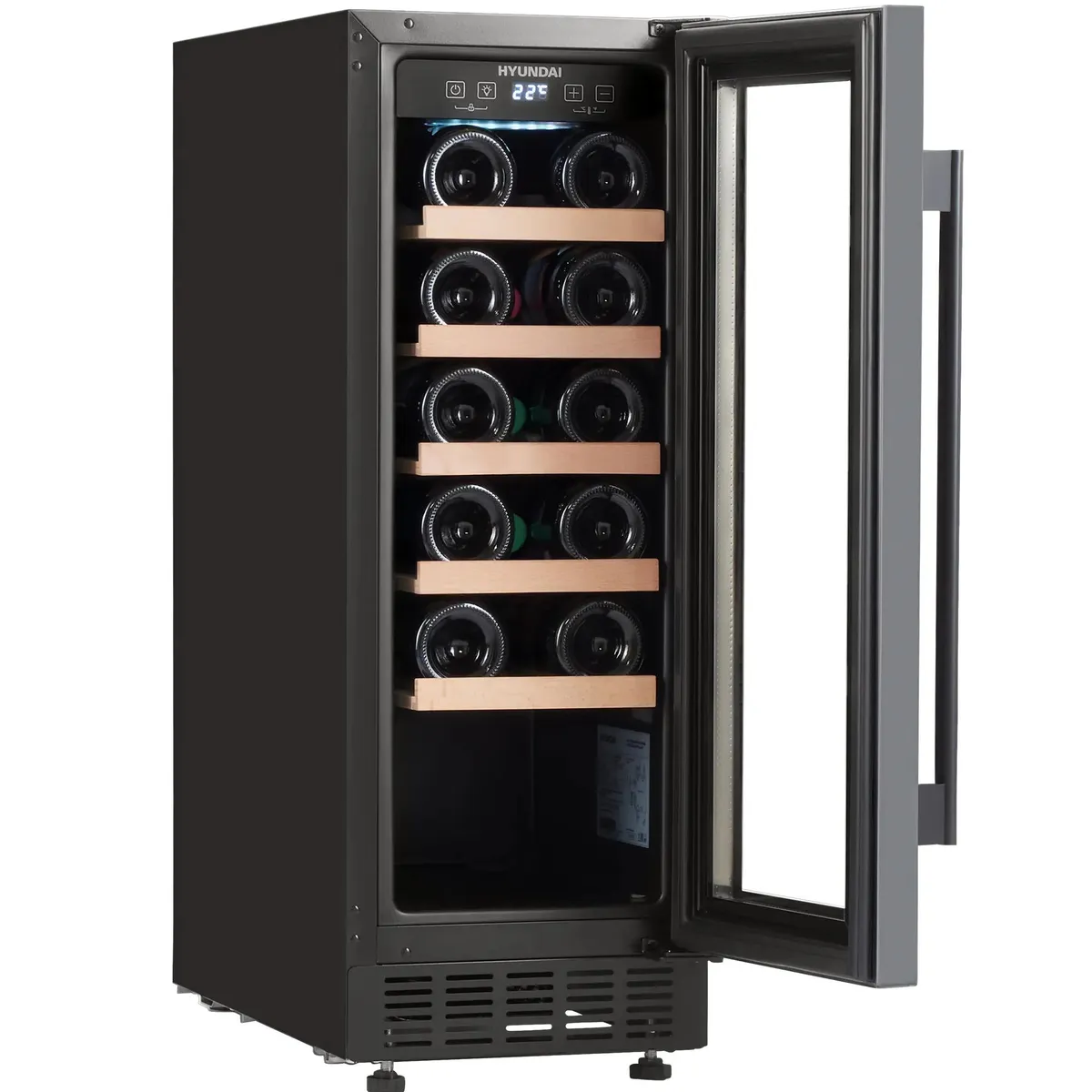 Винный шкаф Hyundai HBWC 0831 SU, фото 4