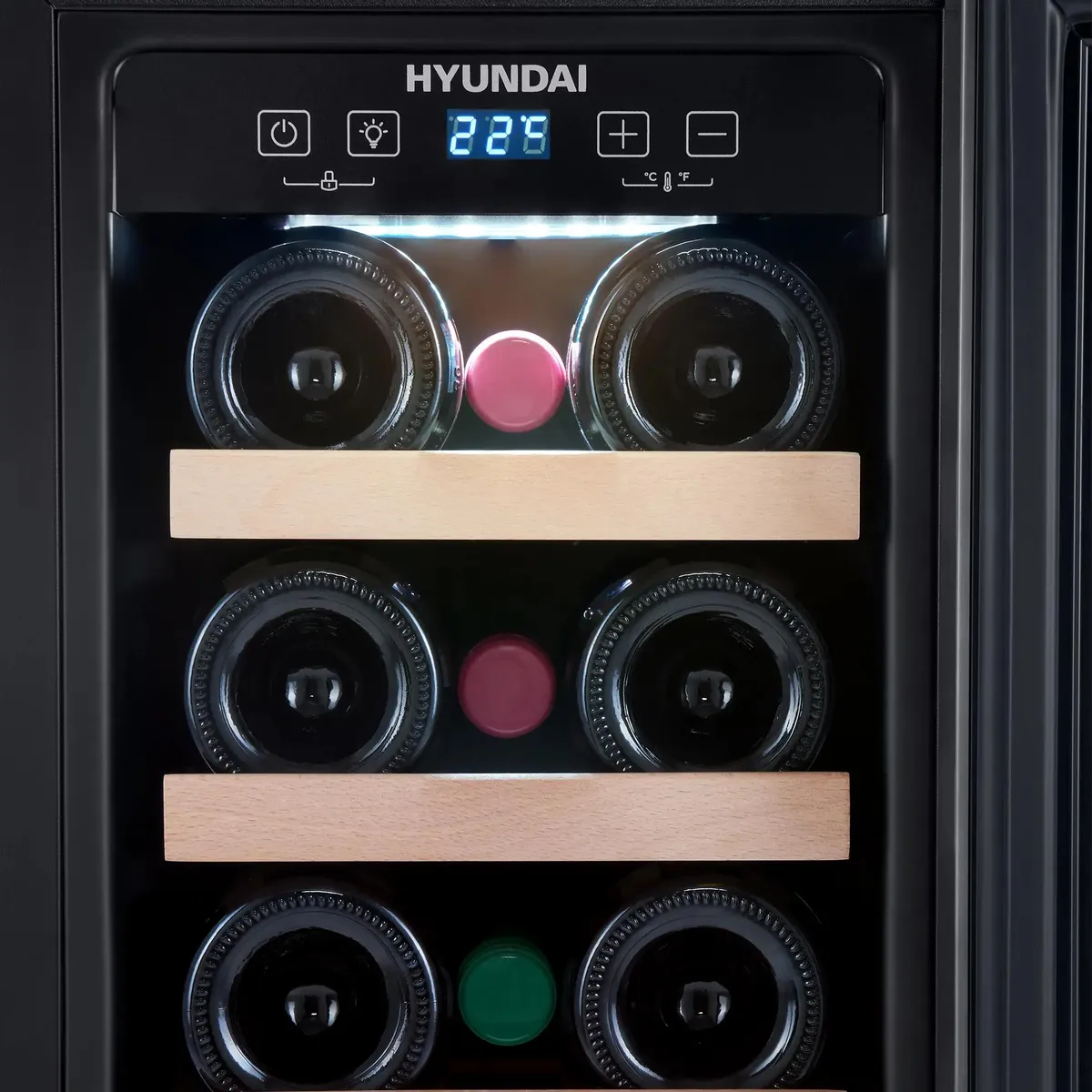 Винный шкаф Hyundai HBWC 0831 SU, фото 6