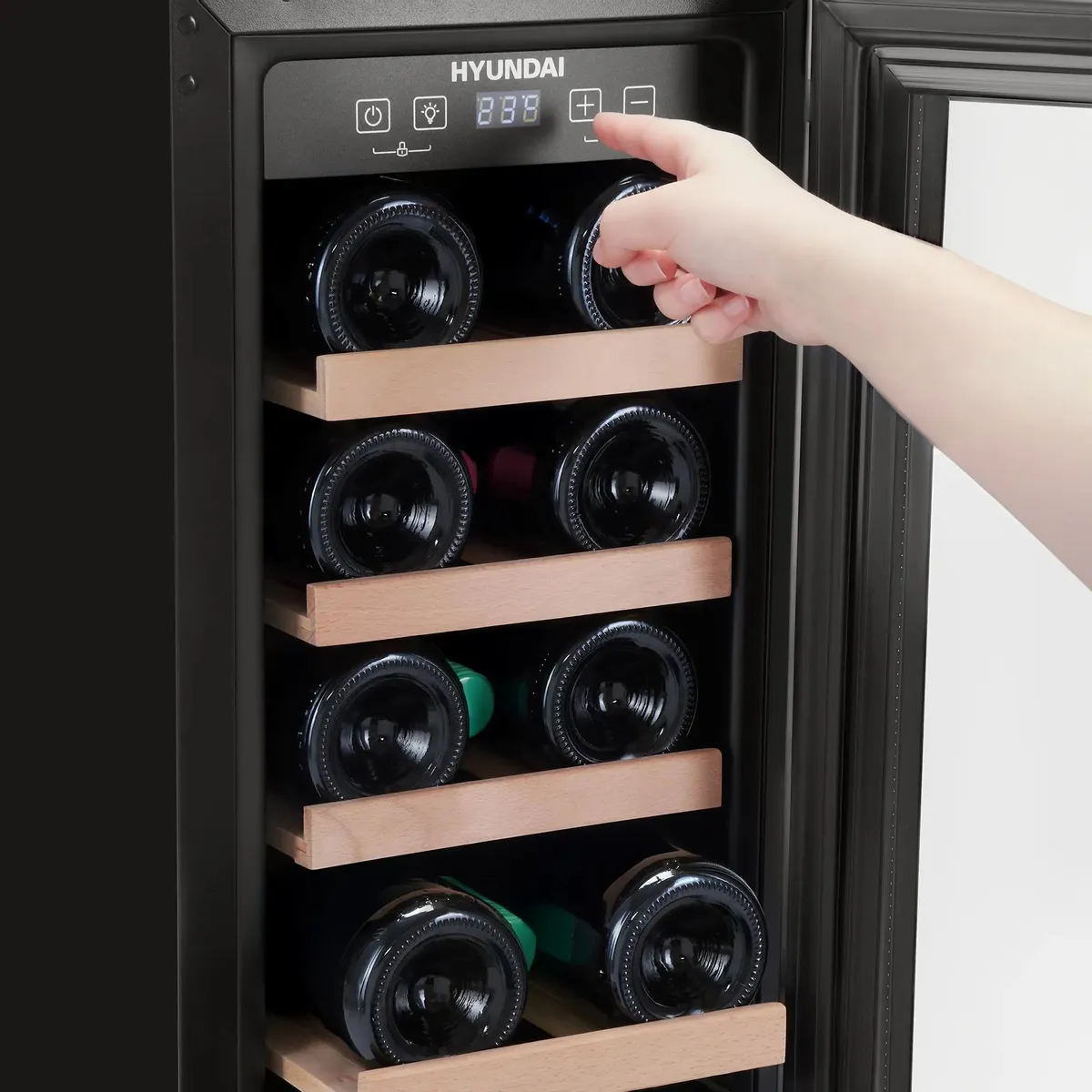 Винный шкаф Hyundai HBWC 0831 SU, фото 7