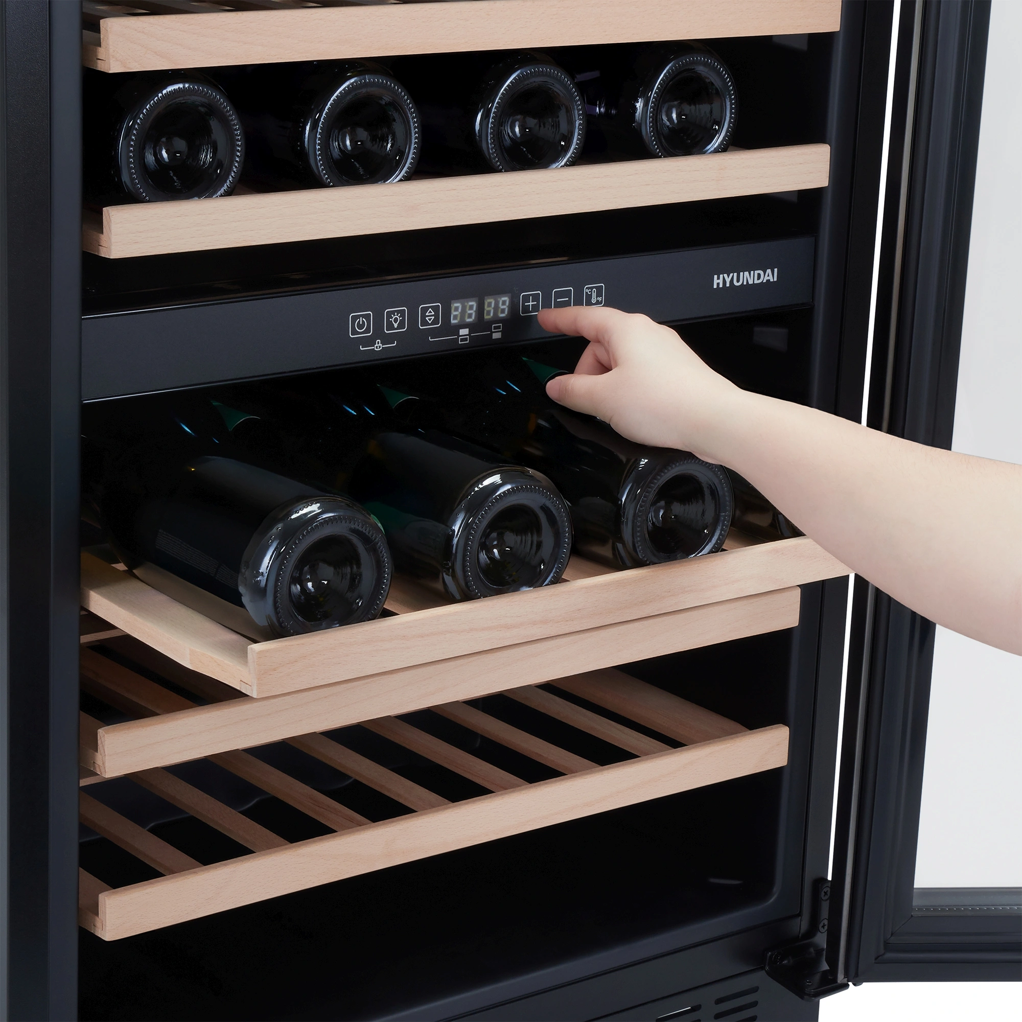 Винный шкаф Hyundai HBWC 0861 DU, фото 8