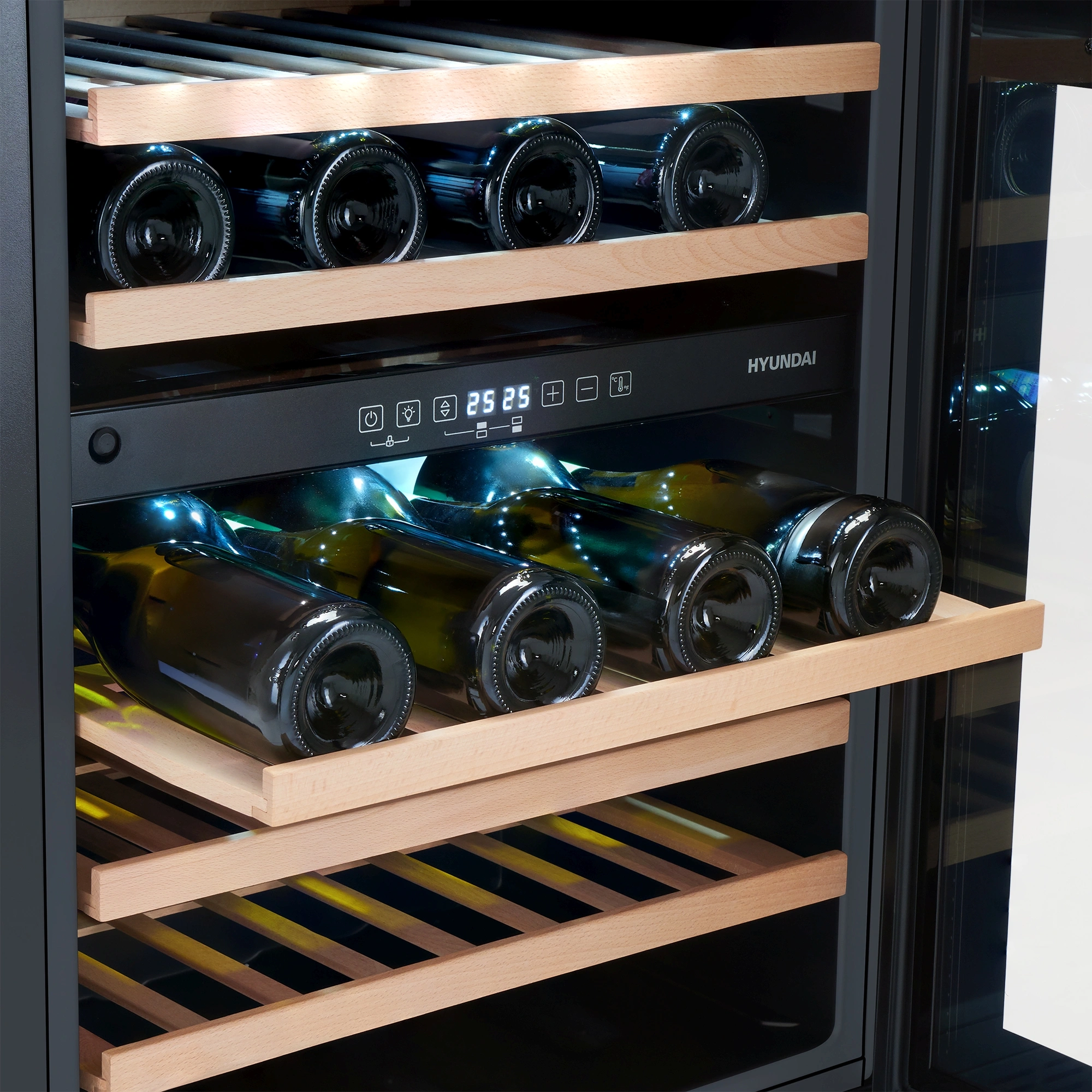 Винный шкаф Hyundai HBWC 0862 DUT, фото 4