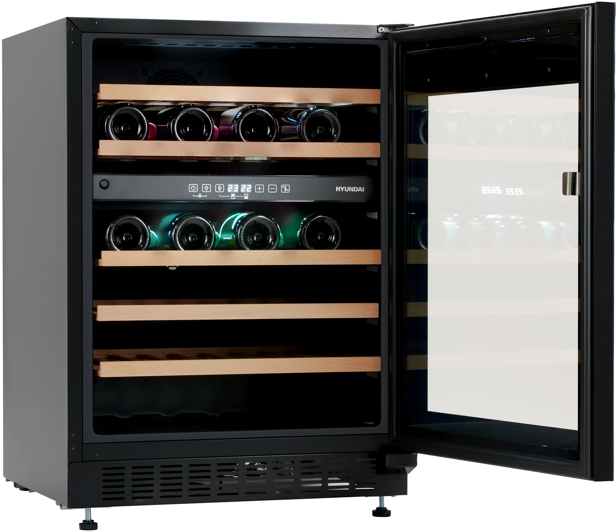 Винный шкаф Hyundai HBWC 0862 DUT, фото 7