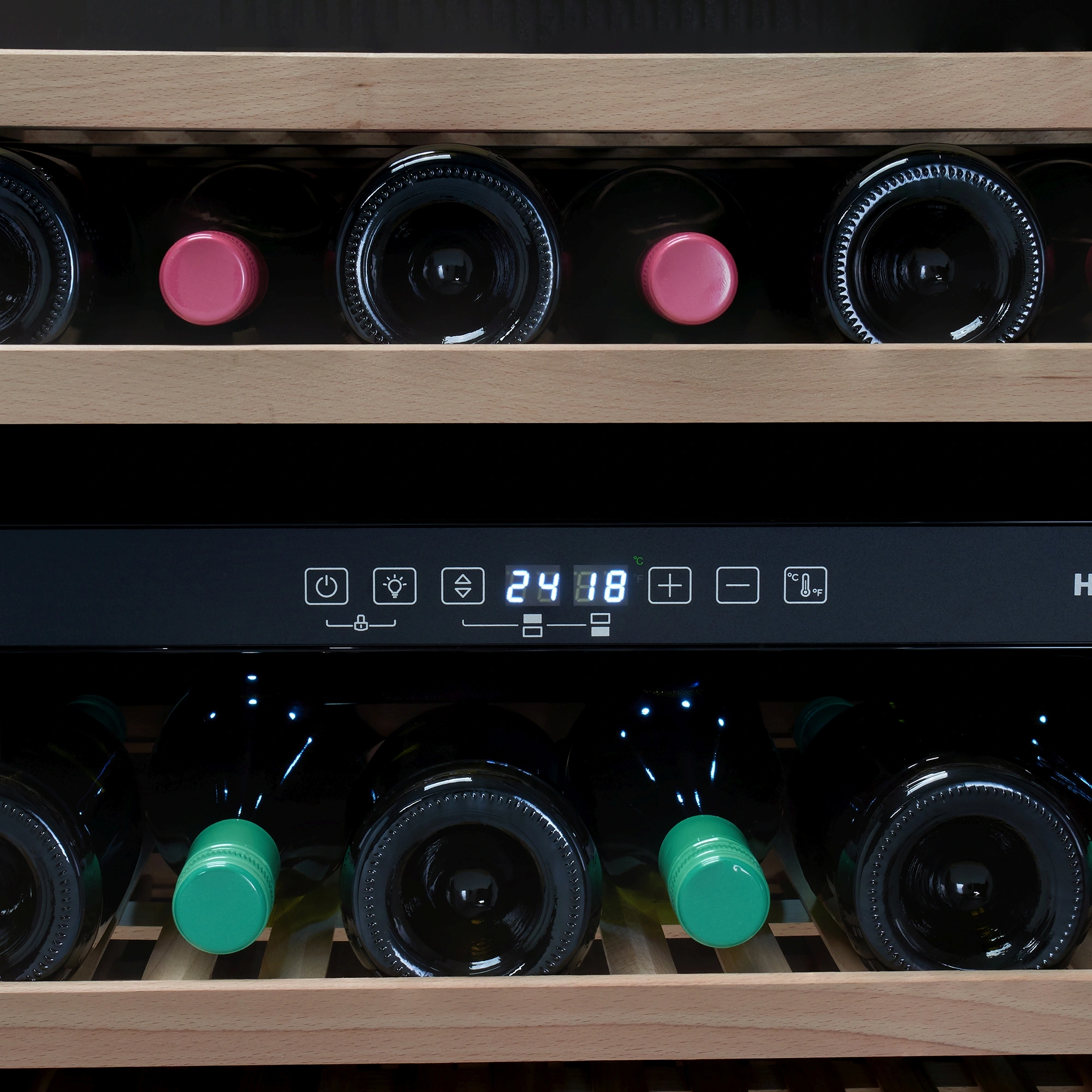 Винный шкаф Hyundai HBWC 1765 DC, фото 5