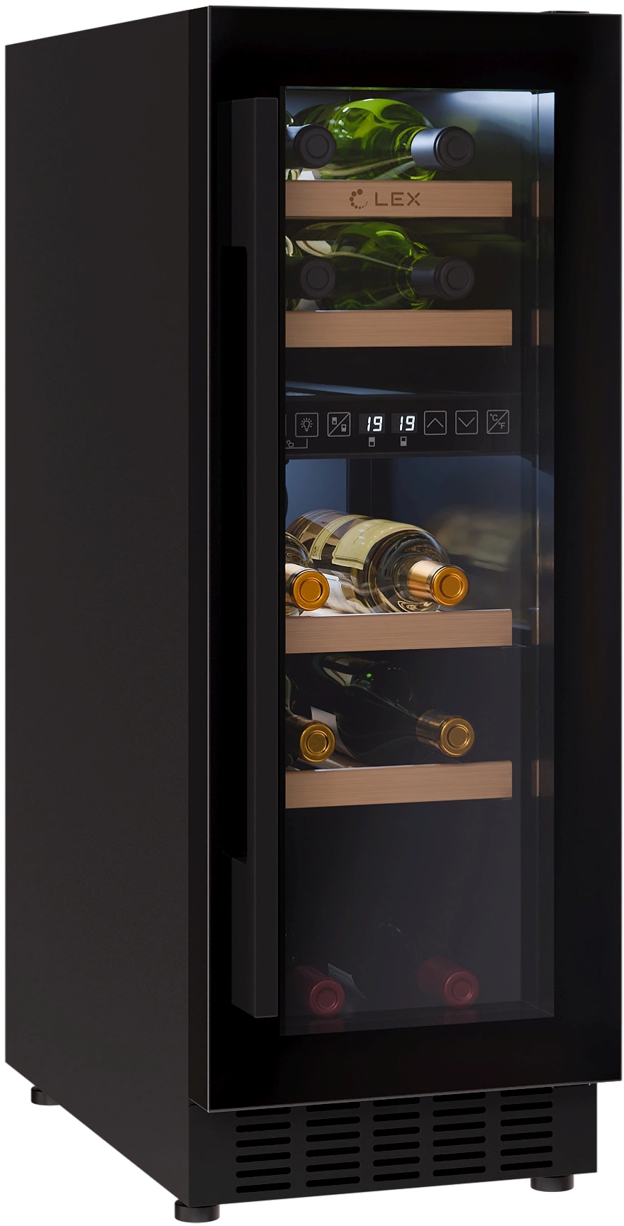 Винный шкаф Lex LWD3017BL dual zone, фото 3