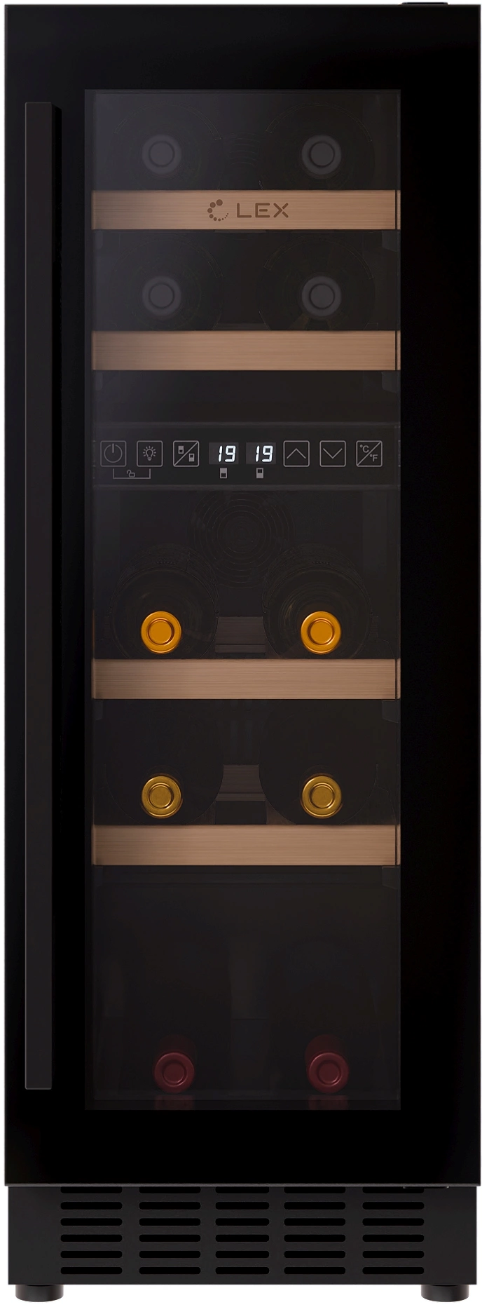 Винный шкаф Lex LWD3017BL dual zone, фото 4