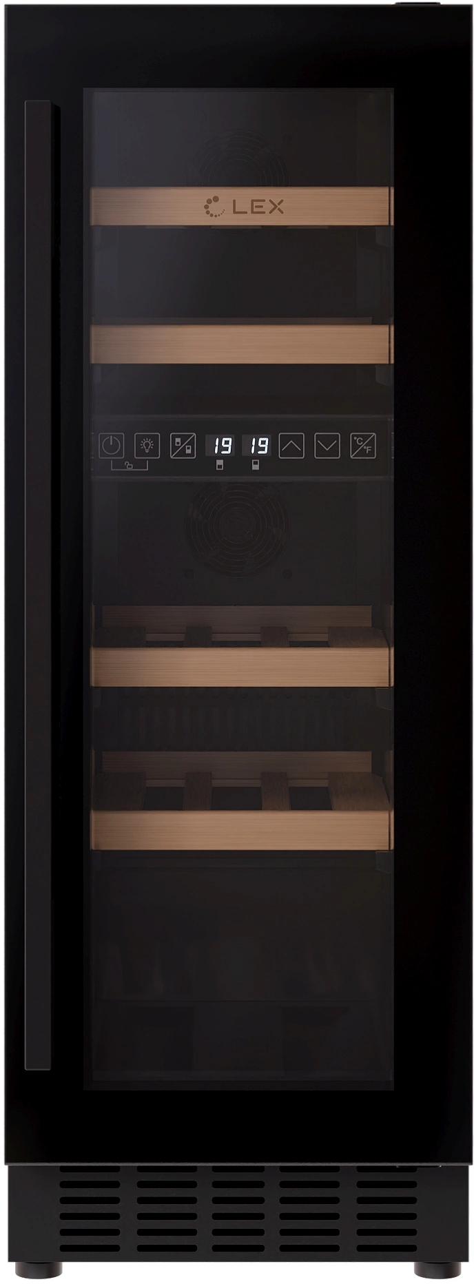 Винный шкаф Lex LWD3017BL dual zone, фото 6