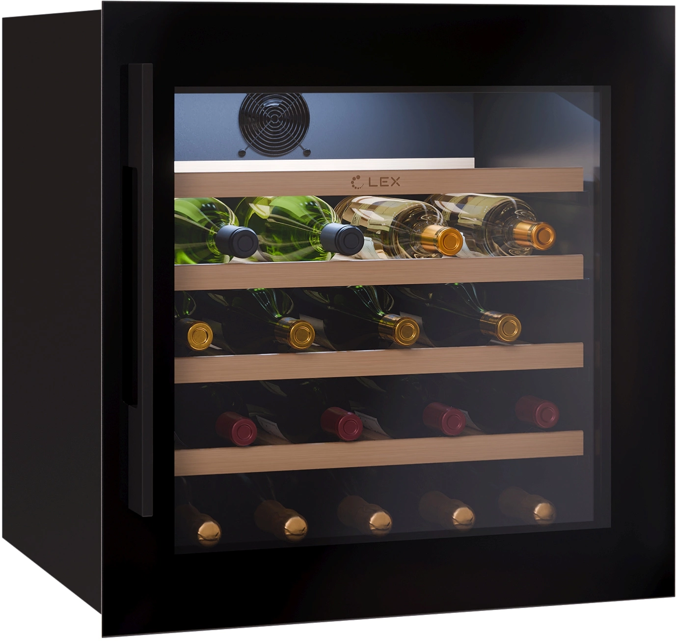 Винный шкаф Lex LWD6036BL, фото 3
