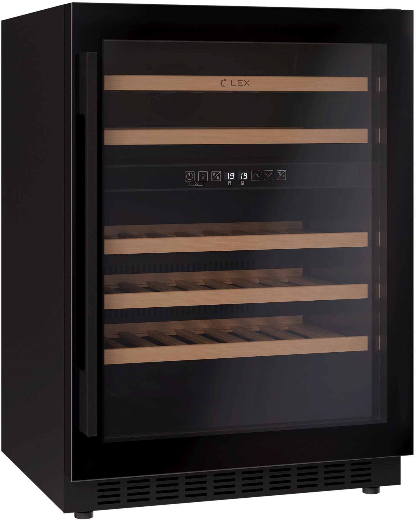 Винный шкаф Lex LWD6046BL dual zone, фото 7