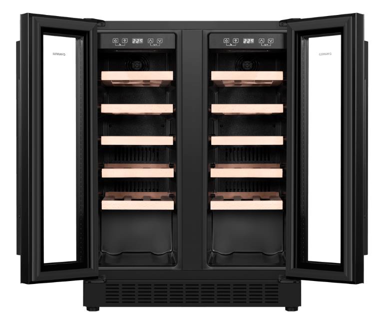 Винный шкаф встраиваемый MAUNFELD MBWC-112S40