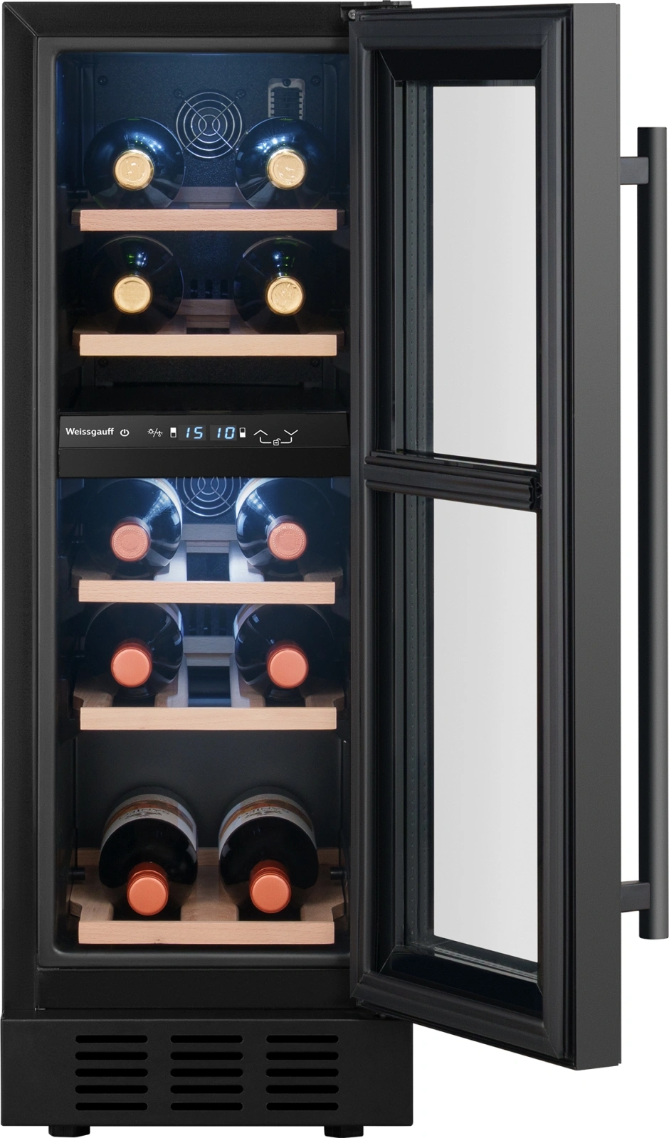 Винный шкаф Weissgauff WWCI-16 DB DualZone, фото 6