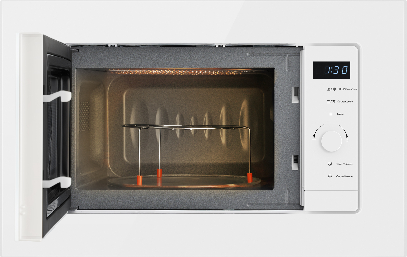 Встраиваемая микроволновая печь Weissgauff HMT-220 WG Grill, превью следующего фото