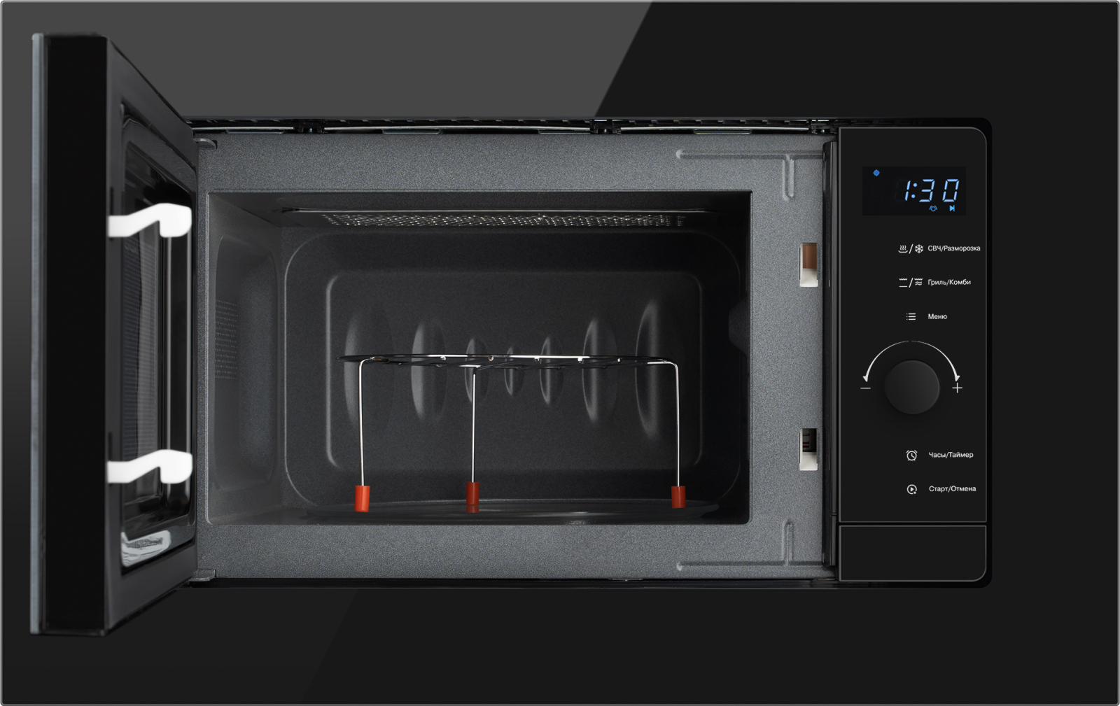 Встраиваемая микроволновая печь Weissgauff HMT-620 BG Grill, превью следующего фото