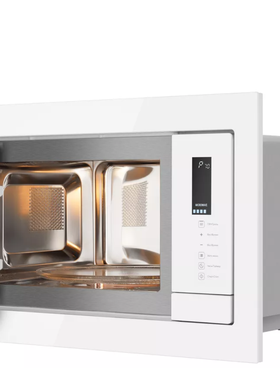 Встраиваемая микроволновая печь Weissgauff HMT-625 Touch Grill, фото 4