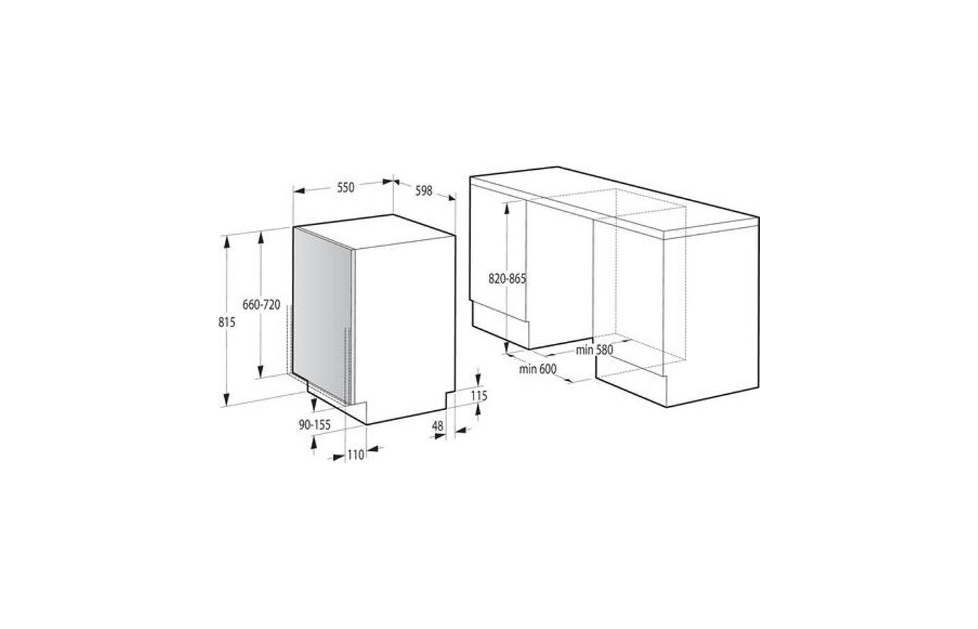 Встраиваемая посудомоечная машина Gorenje GV61212, фото 17