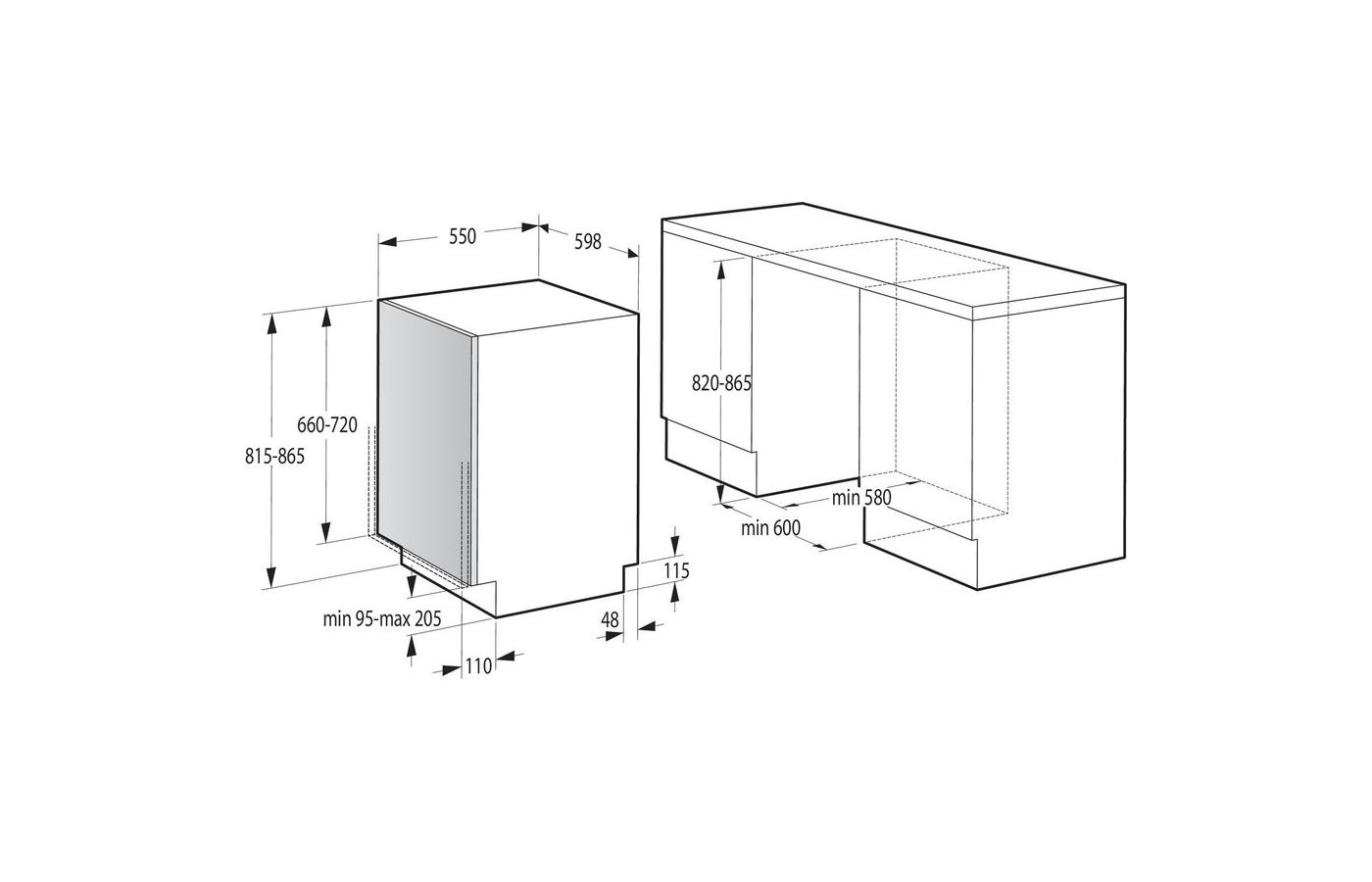 Встраиваемая посудомоечная машина Gorenje GV620E10, превью предыдущего фото