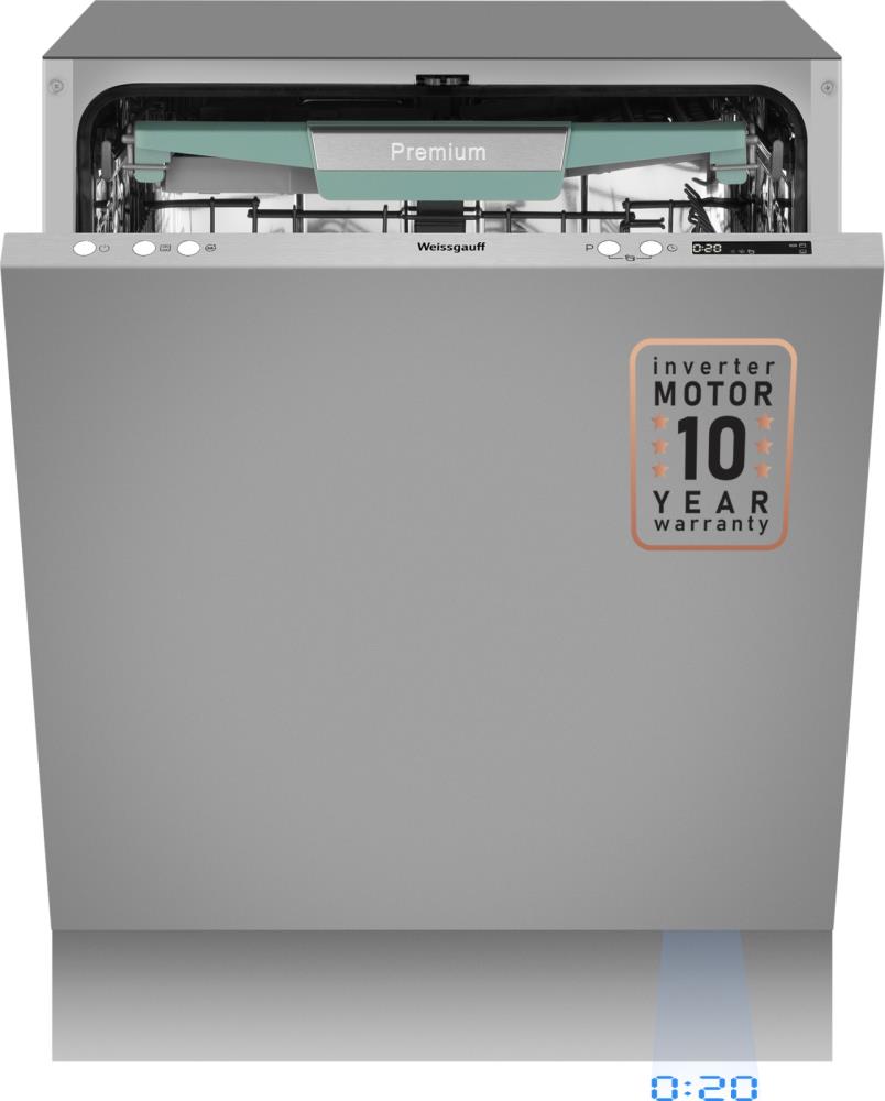 Встраиваемая посудомоечная машина WEISSGAUFF BDW 6075 D INVERTER, фото 2