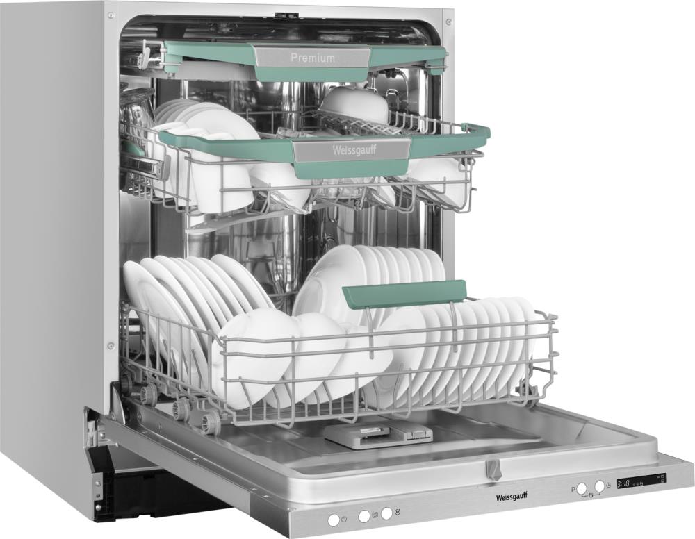 Встраиваемая посудомоечная машина WEISSGAUFF BDW 6075 D INVERTER, фото 7