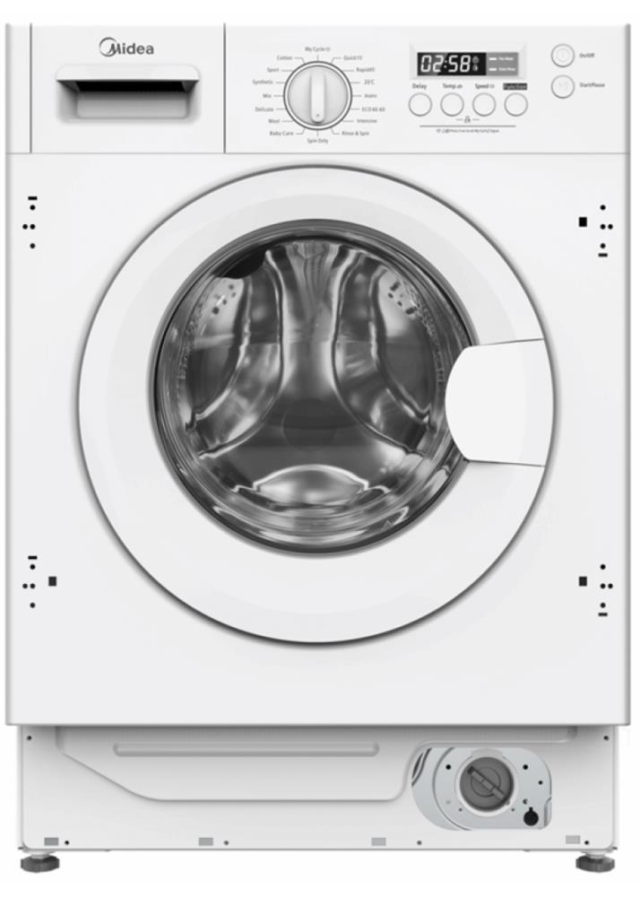 Встраиваемая стиральная машина MIDEA MFG10W60/W-RU, фото 2