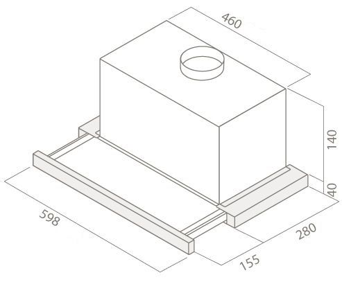 Встраиваемая вытяжка Elica Elite 14 Lux WH/A/60, фото 3