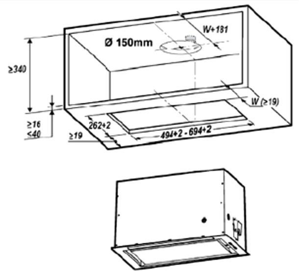 Встраиваемая вытяжка Elica Lane WH/A/52, фото 5