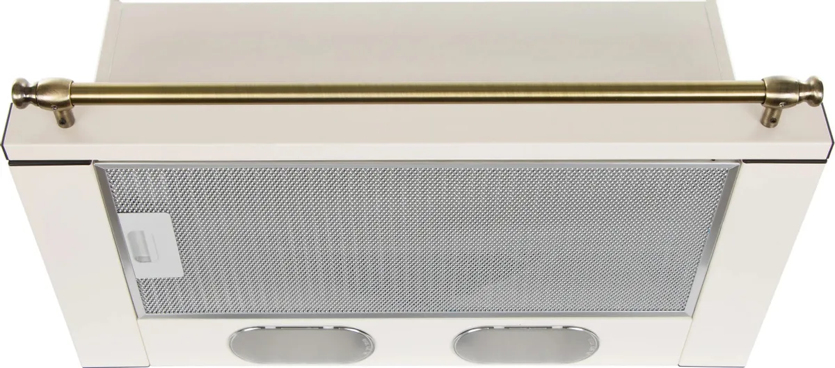 Встраиваемая вытяжка Elikor Интегра 60П-400-В2Л топленое молоко/рейлинг бронза, фото 2