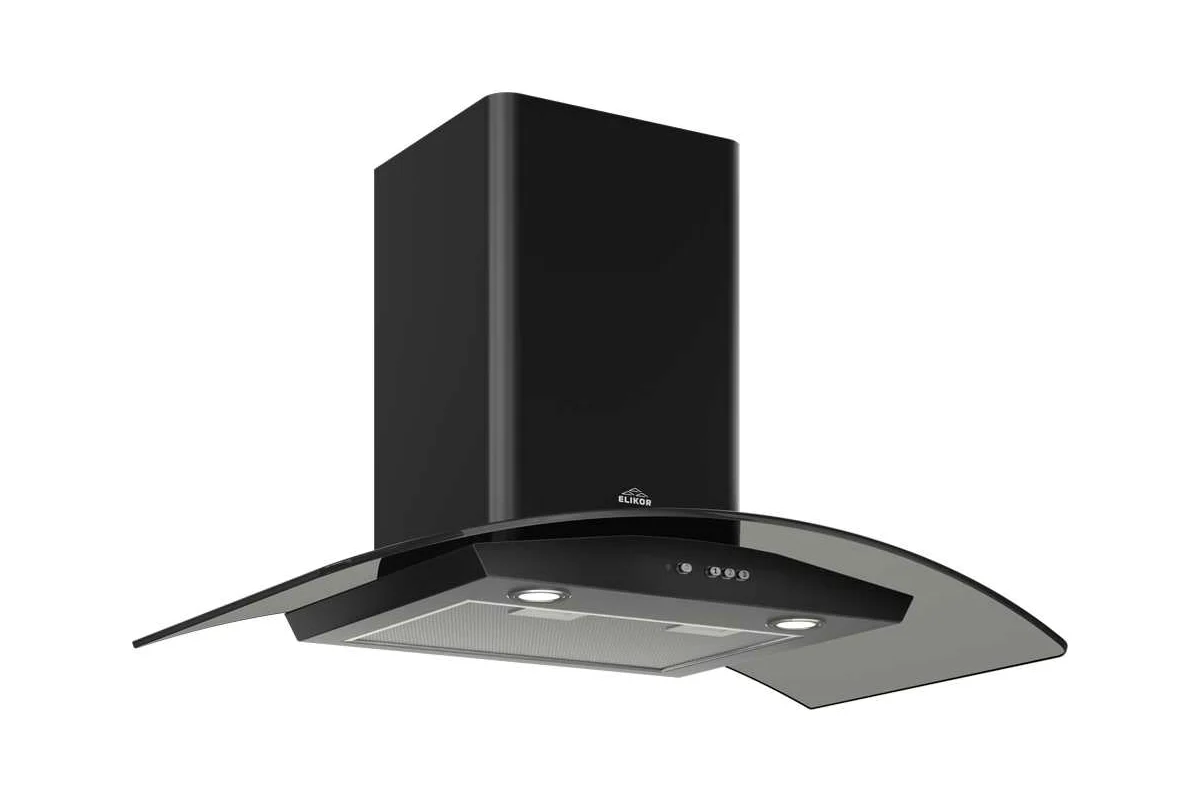 Вытяжка ELIKOR Аметист 90П-650-К3Д черный/тонир