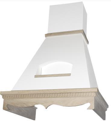 Вытяжка ELIKOR Бельведер Валенсия 60П-650-П3Д молоко/дуб неокр