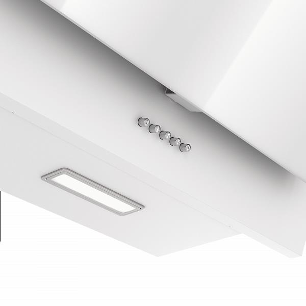 Вытяжка ELIKOR Коралл 60П-430-К3Д белый/бел. стекло, фото 6