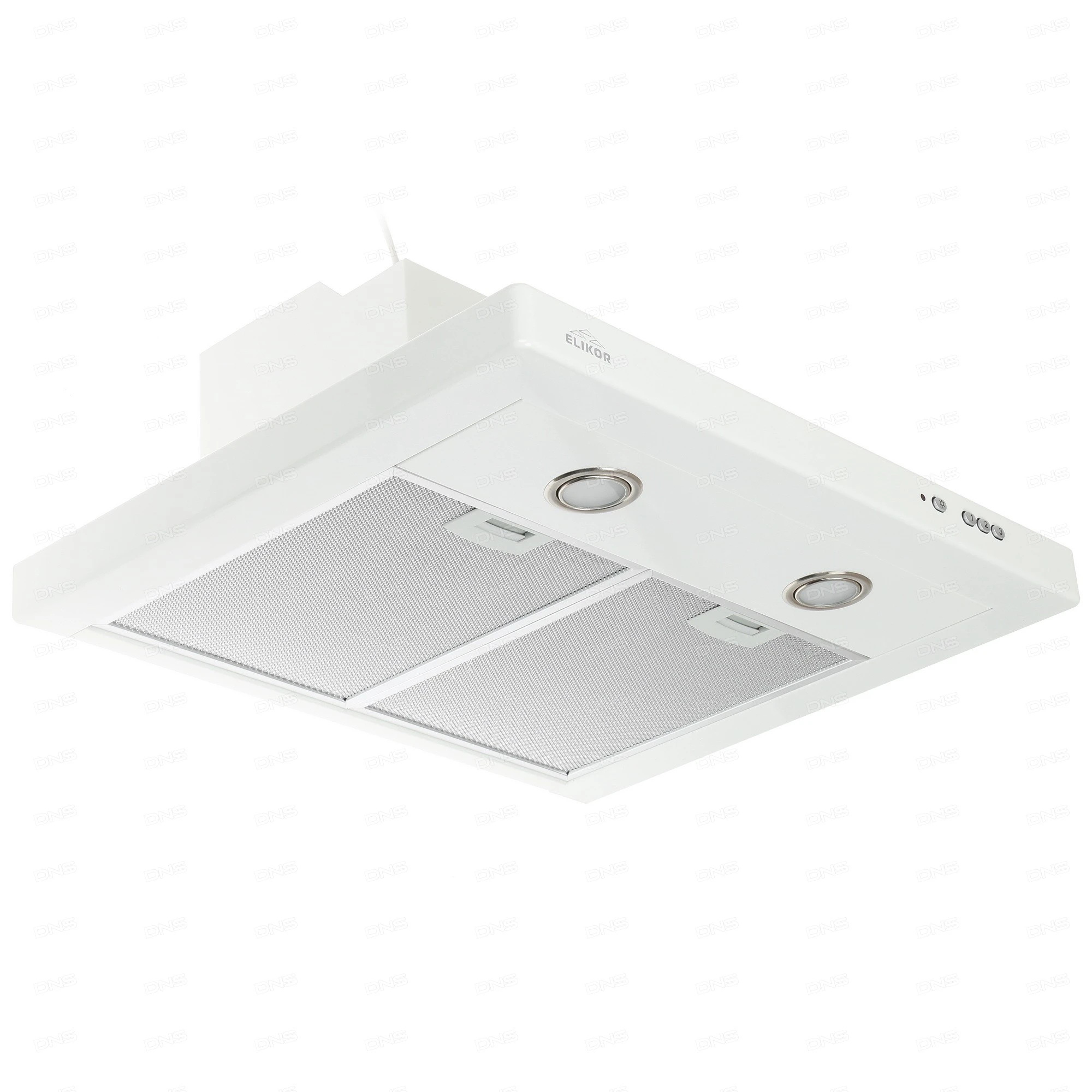 Вытяжка Elikor Квадра 60П-430-К3Д белый