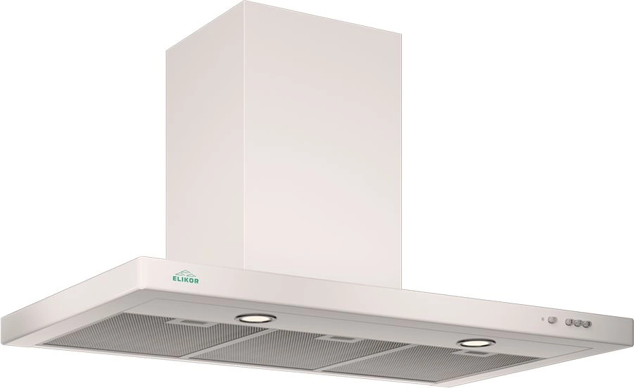 Вытяжка каминная Elikor Квадра 90П-650-К3Д топленое молоко