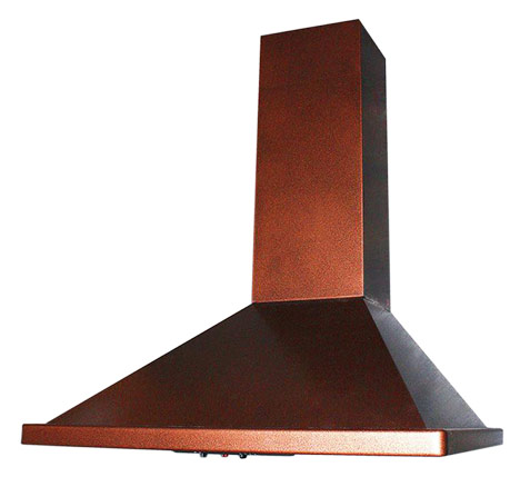 Вытяжка каминная Elikor Оптима 50П-400-К3Л медный антик, фото 2