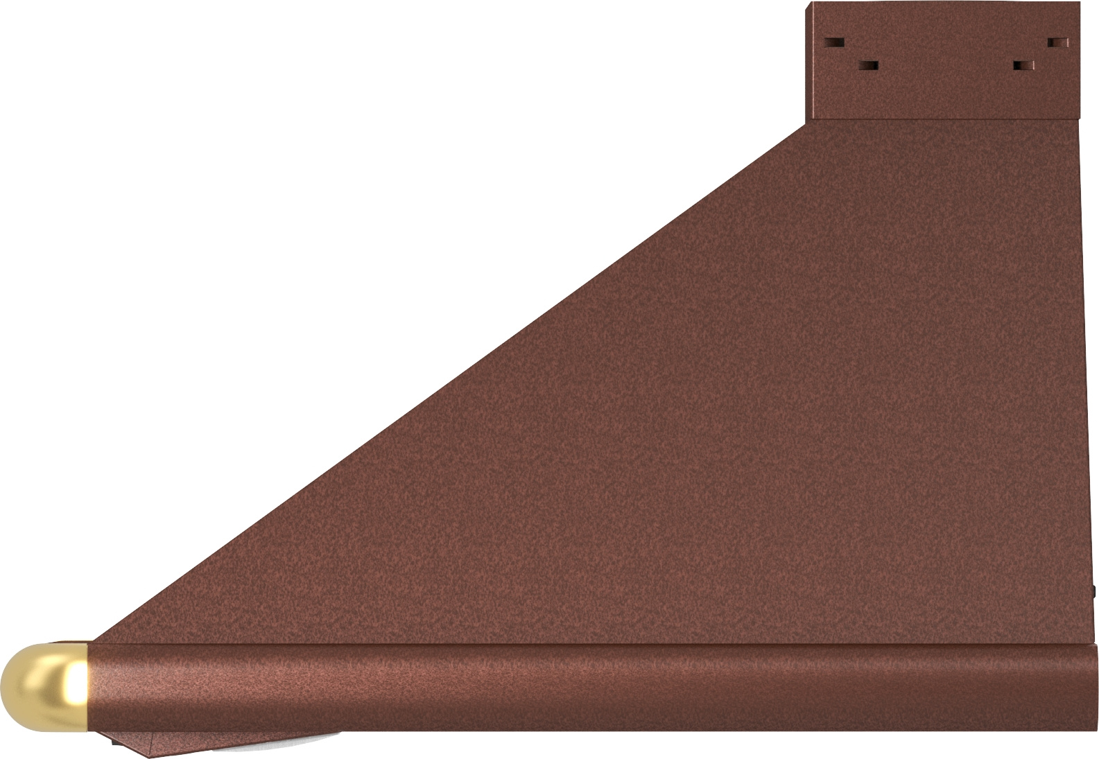 Вытяжка каминная Elikor Сатурн 60П-180-В1Л медный антик/золот, фото 5