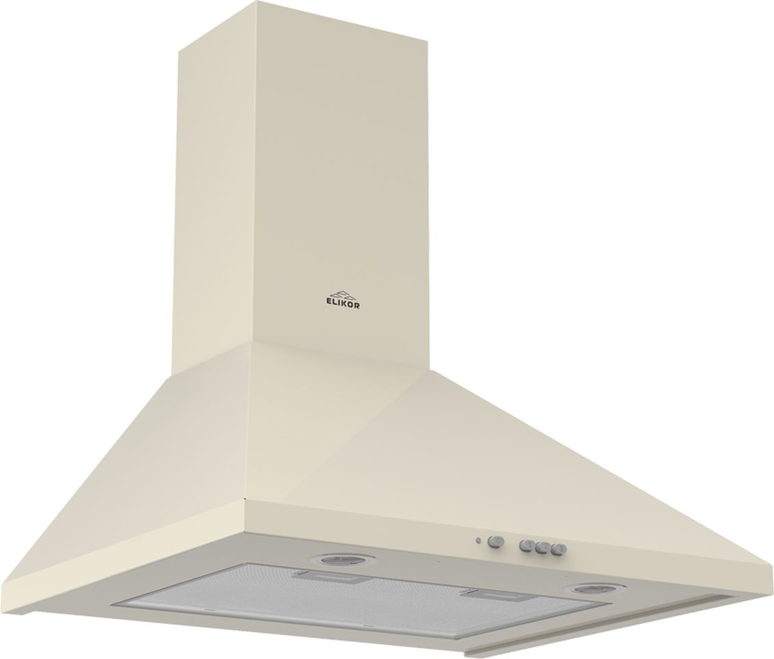 Вытяжка каминная Elikor Вента 60П-650-К3Д бежевый
