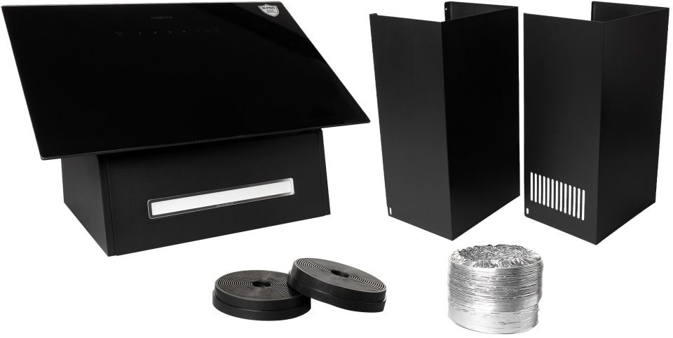 Вытяжка каминная Garlyn CH-60 черный управление: сенсорное (1 мотор), фото 7