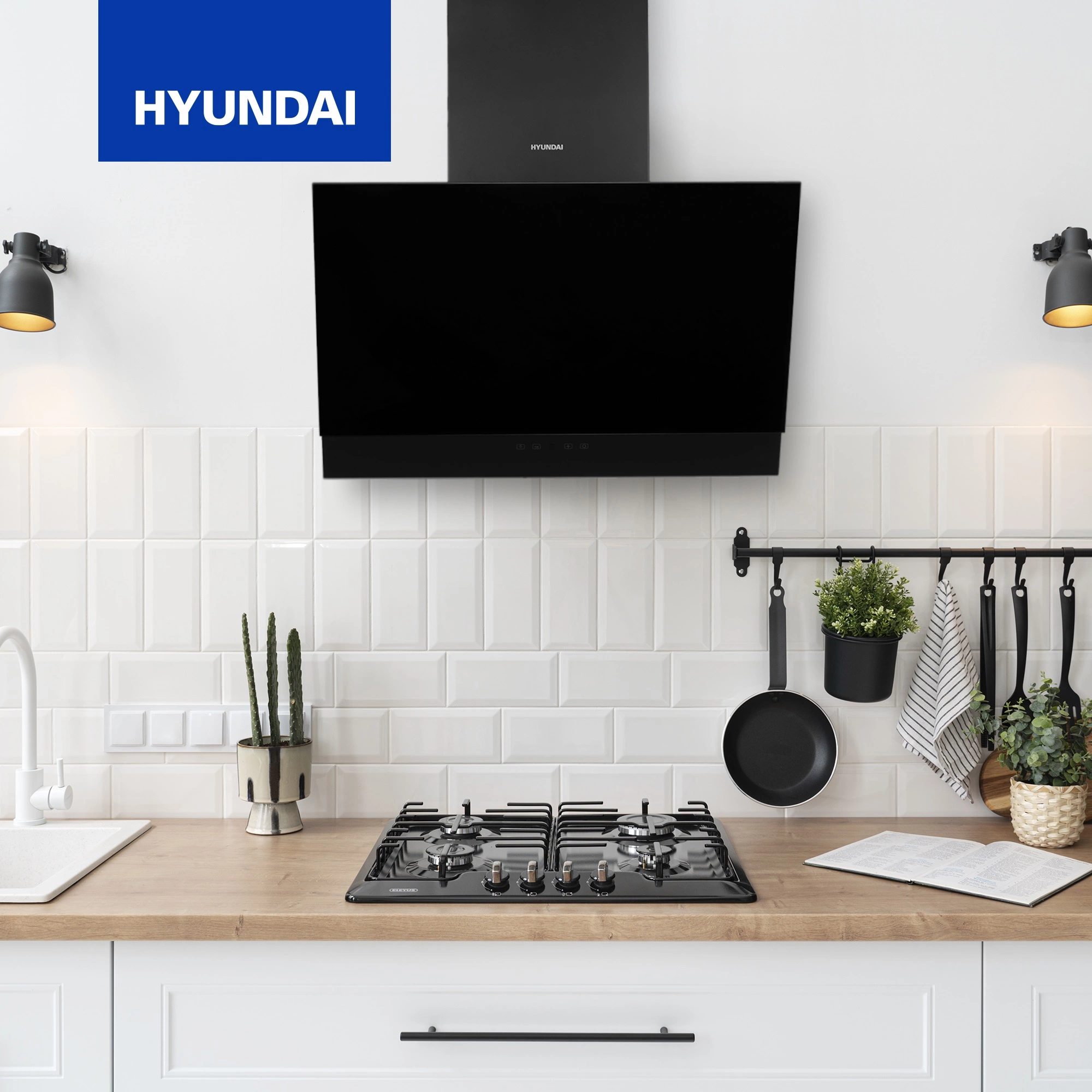 Вытяжка каминная Hyundai HGH 6744 BG, фото 19