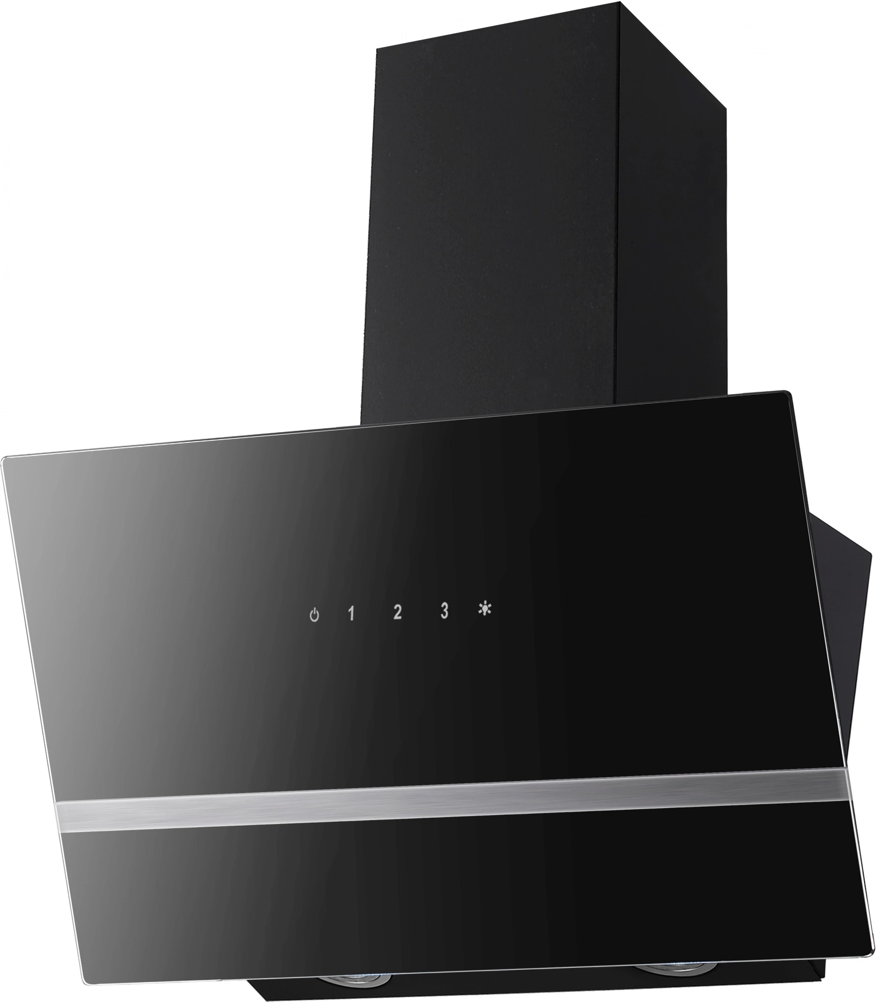 Вытяжка каминная Hyundai HGH 6846 IX черный/нерж