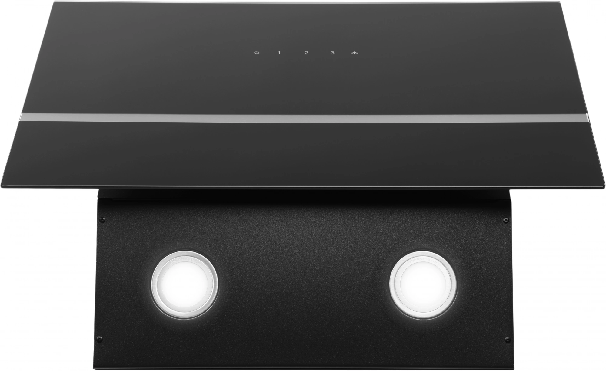 Вытяжка каминная Hyundai HGH 6846 IX черный/нерж, фото 3