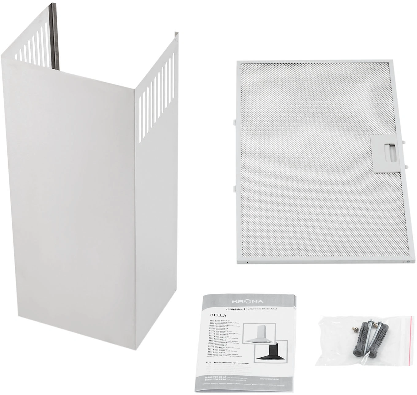 Вытяжка каминная Krona Bella 500 inox PB, фото 7