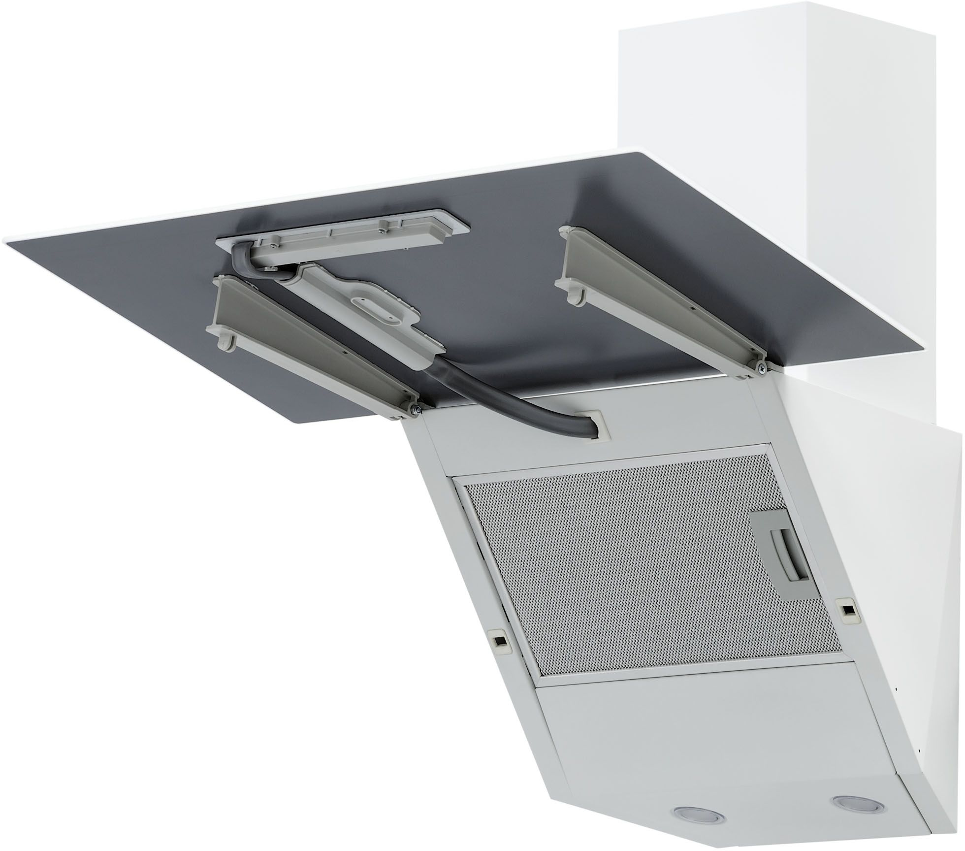 Вытяжка каминная Krona Jina 600 S белый, фото 4