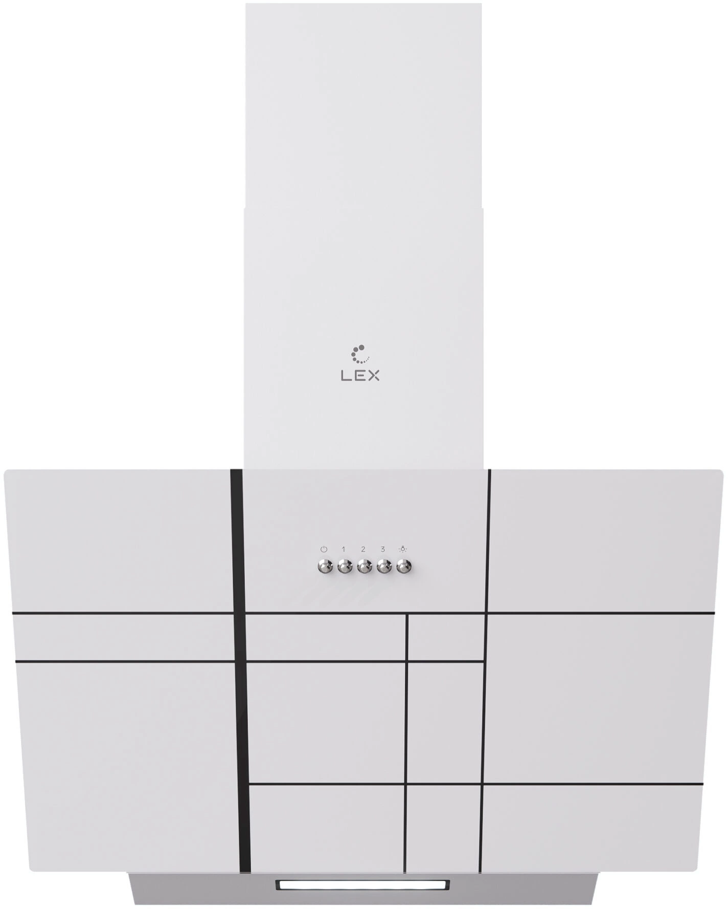 Вытяжка каминная Lex Moza 600 R1 белый