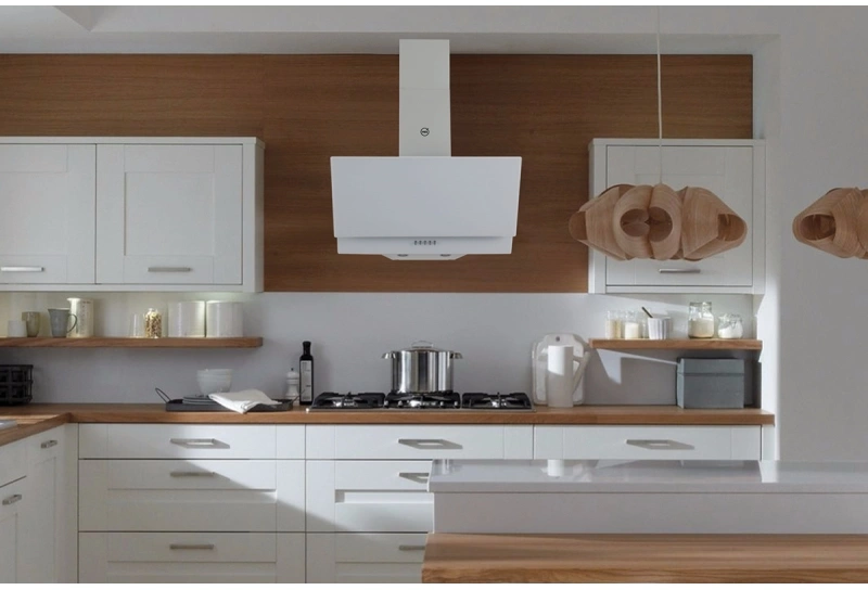 Вытяжка каминная MBS Meryta 160 Glass White белый, фото 7