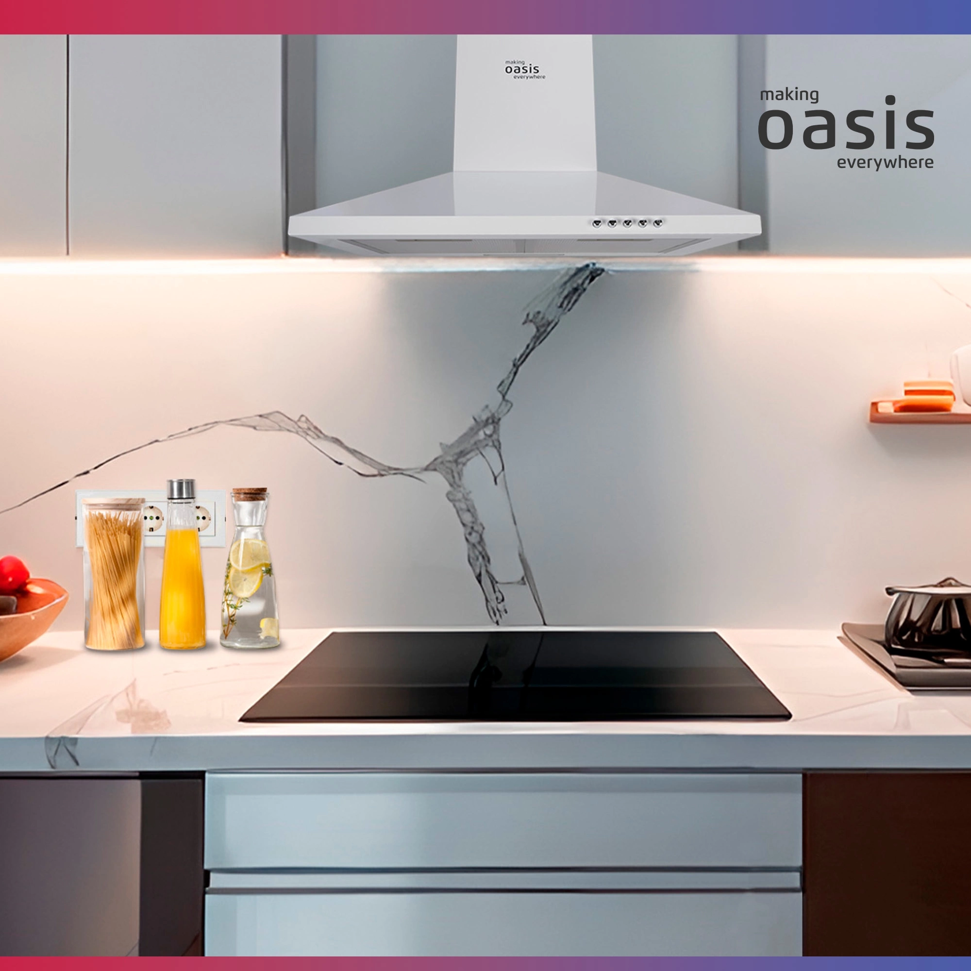 Вытяжка каминная Oasis KB-50W, фото 10