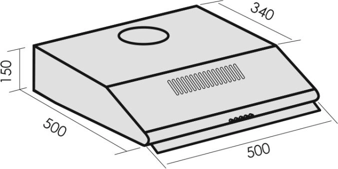 Вытяжка козырьковая MBS Velezia 150, фото 12