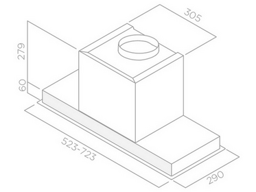 Вытяжка встраиваемая Elica Hidden 2.0 BL MAT/A/52 черный, фото 6